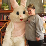 Jaimie Geiser with the Easter Bunny